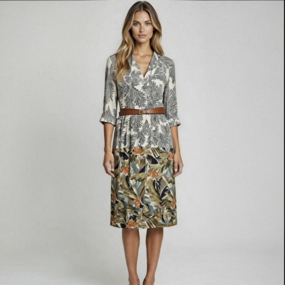Hoss Intropia print dress